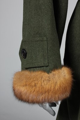Lot 97 - A Hector Hunter dark chocolate-brown mink coat,...