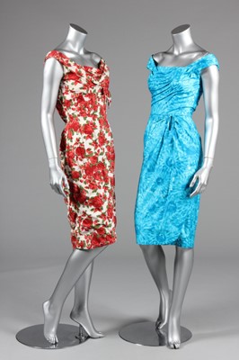 Lot 46 - Two Ceil Chapman floral printed cotton dresses,...