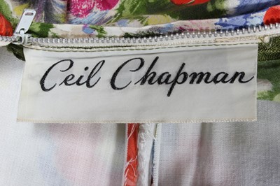 Lot 47 - Two Ceil Chapman floral printed cotton dresses,...