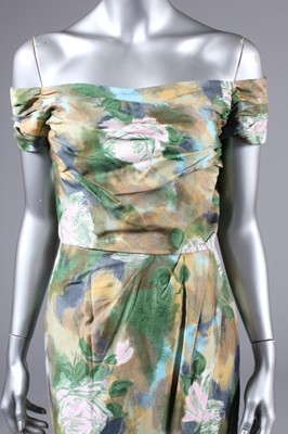 Lot 47 - Two Ceil Chapman floral printed cotton dresses,...