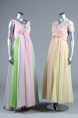 Lot 54 - Two Helen Rose evening gowns, late 1960s,...