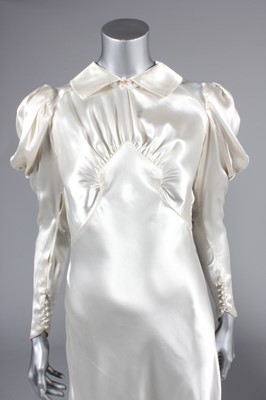 Lot 65 - Four bridal gowns, 1940s-early 60s, including...