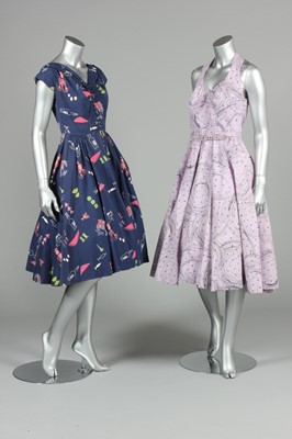 Lot 71 - A Stan Hicks printed cotton Hawaiian wedding...