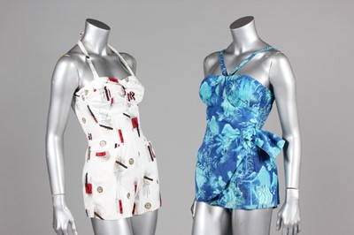 Lot 73 - A group of swimming costumes, 1950s-60s,...