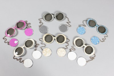 Lot 22 - Six pairs of JE-DOL 1960s novelty sunglasses,...