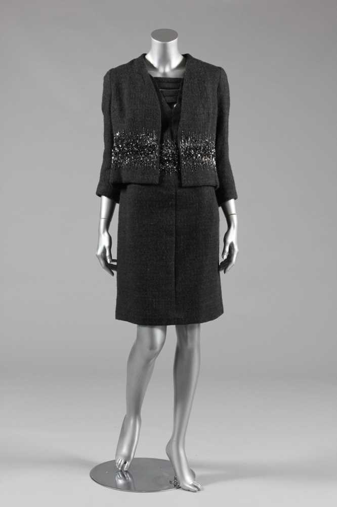 Lot 107 - A Marc Bohan for Christian Dior couture dark-