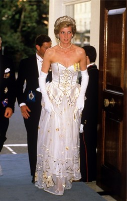 Lot 190 - ;Princess Diana's Bakst-inspired Emanuel ball...