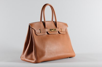 Lot 2 - An Hermès brown leather Birkin bag, 1999,...