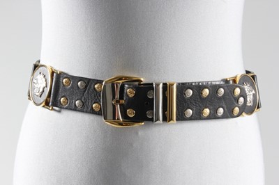 Lot 10 - Two belts, comprising: brown hide Chanel...