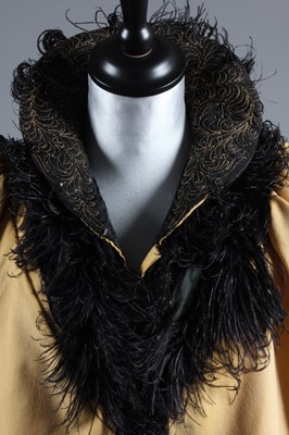 Lot 47 - A Redfern primrose-yellow melton wool coat,...