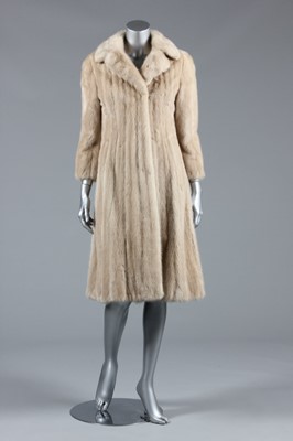 Lot 98 - A champagne coloured mink coat, probably late...