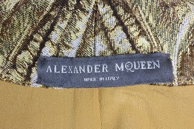 Lot 177 - An Alexander McQueen gold and silver brocaded...