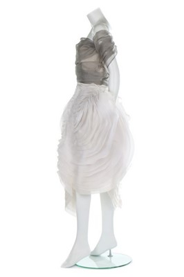 Lot 271 - A rare John Galliano 'Clam' dress, Blanche...
