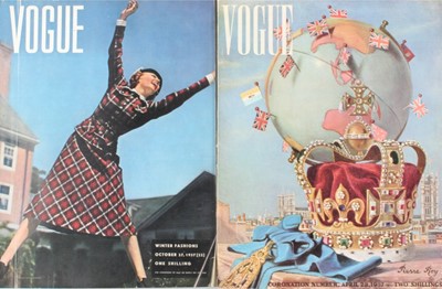 Lot 34 - British Vogue, 1937, comprising: Jan 6, 20;...