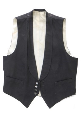 Lot 236 - Karl Lagerfeld's bespoke black wool formal...