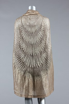 Lot 68 - A fine and rare Vionnet embroidered tulle...