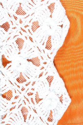 Lot 95 - A Sybil Connolly Irish crochet and orange...