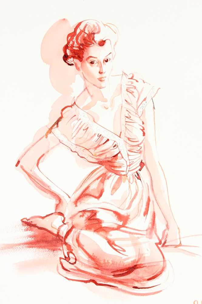 Lot 28 - A René Bouet Willaumez fashion illustration of...
