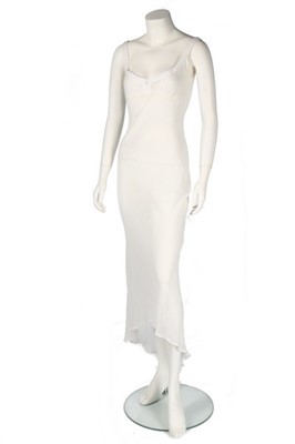 Lot 283 - A rare John Galliano white muslin dress,...