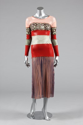 Lot 72 - A Jean Paul Gaultier printed stretch-jersey...