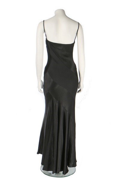 Lot 285 - A rare John Galliano black satin 'Vicar'