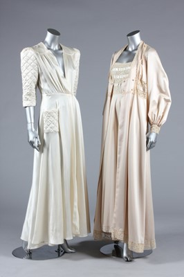 Lot 88 - A group of silk and satin lingerie by Janet...