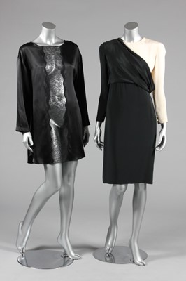 Lot 89 - A group of 1980s evening-wear, silk blouses...