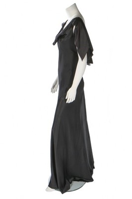 Lot 273 - A John Galliano satin-backed crêpe evening...