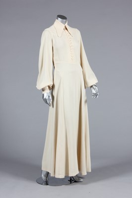 Lot 116 - An Ossie Clark for Radley cream moss crepe...