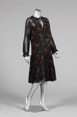 Lot 118 - A Radley chiffon dress with Celia Birtwell...