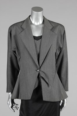 Lot 123 - A Yohji Yamamoto pintstriped jacket, circa...