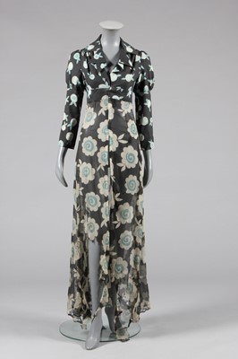 Lot 142 - An Ossie Clark/ Celia Birtwell printed chiffon...