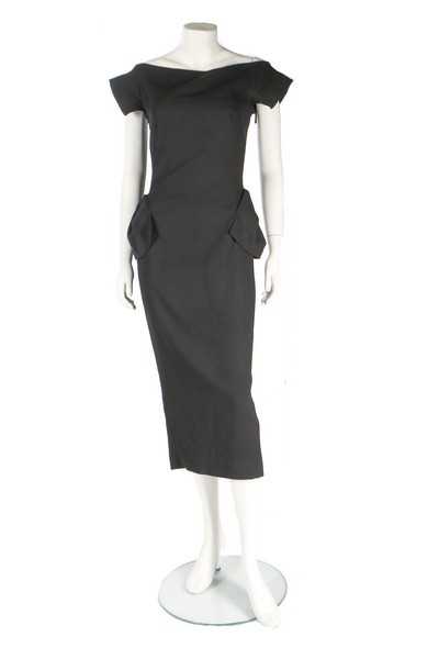 Lot 279 - A John Galliano black crêpe dress, 'Dolores'