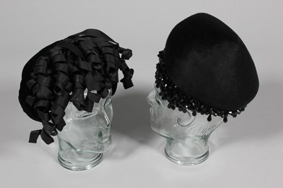 Lot 190 - Five Christian Dior hats, late 50s-early 60s,...