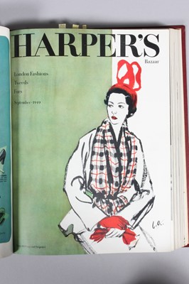 Lot 196 - A bound volume of British Harper's Bazaar,...