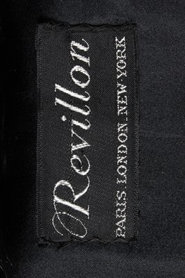 Lot 199 - A fine Revillon shocking pink mink and black...