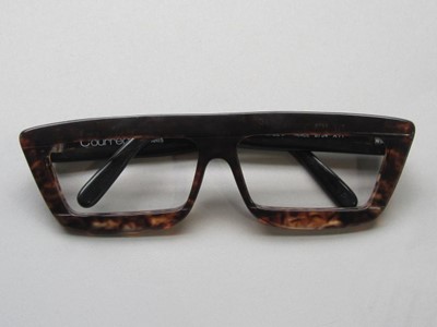 Lot 240 - A pair of Courreges tortoiseshell frames,...