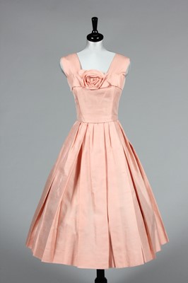 Lot 250 - A Christian Dior New York pink slubbed silk...