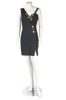 Lot 227 - A Gianni Versace 'Safety Pin' dress,...