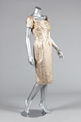 Lot 300 - A Ceil Chapman pink and gold brocatelle...