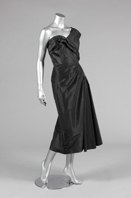 Lot 301 - A Bergdorf Goodman black taffeta cocktail...