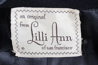 Lot 311 - Two Lilli Ann swing coats, 1959, both labelled,...