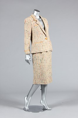 Lot 315 - An Hermès tweed suit, late 1970s, labelled and...