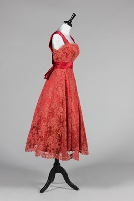 Lot 321 - A Harvey Berin by Karen Stark wine lace...