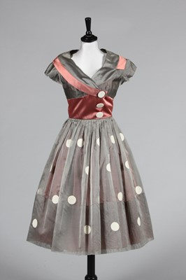 Lot 321 - A Harvey Berin by Karen Stark wine lace...