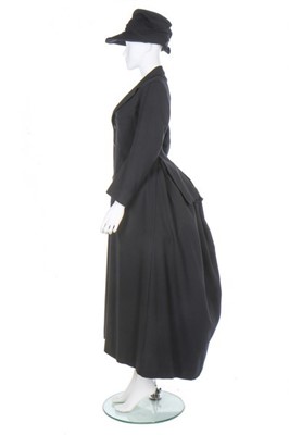 Lot 297 - A good Yohji Yamamoto bustle coat-dress,...