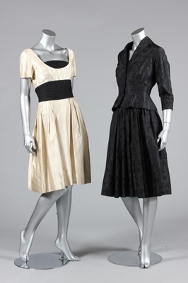 Lot 328 - A group of black and ivory cocktail-wear,...