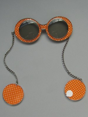 Lot 357 - Six pairs of JE-DOL 1960s novelty sunglasses,...