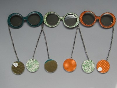 Lot 357 - Six pairs of JE-DOL 1960s novelty sunglasses,...
