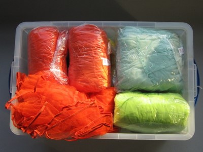 Lot 361 - Two boxes of nylon 50s-style petticoats,...